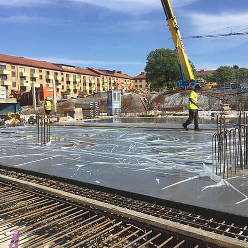 Utfört betongprojekt