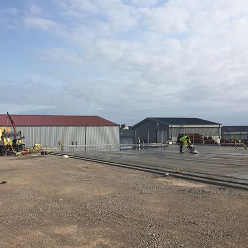 Utfört betongprojekt