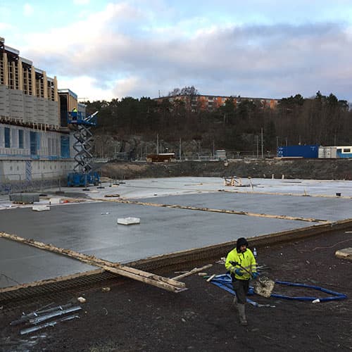Utfört betongprojekt
