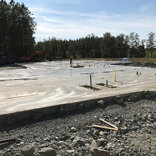 Utfört betongprojekt